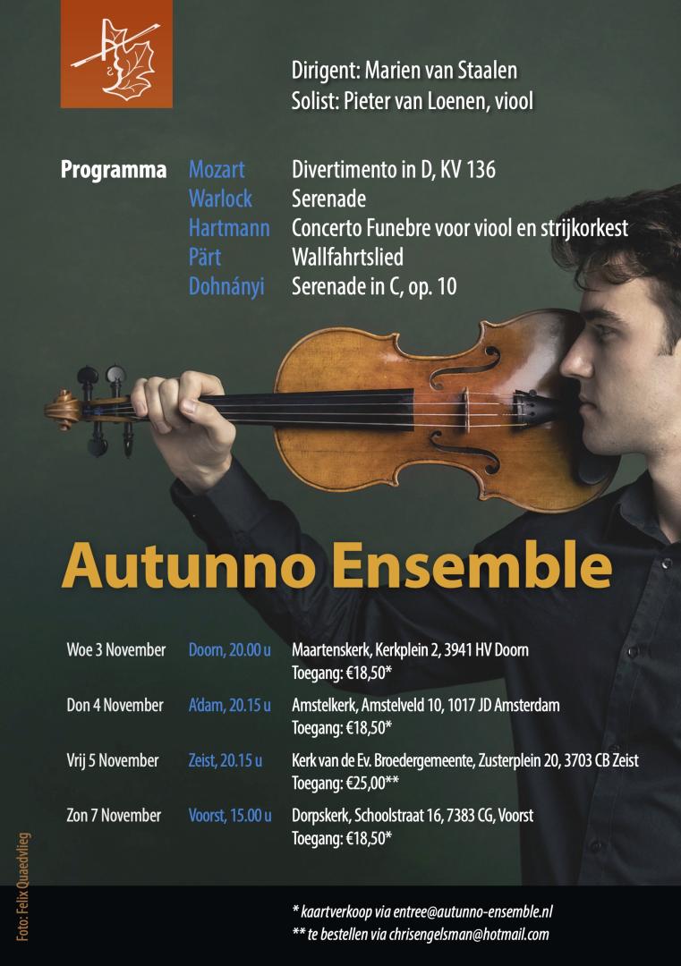 Autunno ensemble flyer 2021