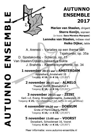 Autunno ensemble flyer 2017